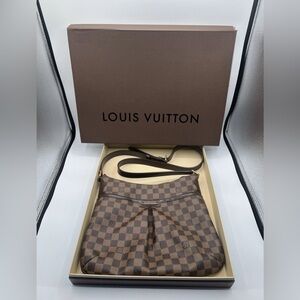 SOLD Authentic Louis Vuitton Bloomsbury MM Damier Ebene